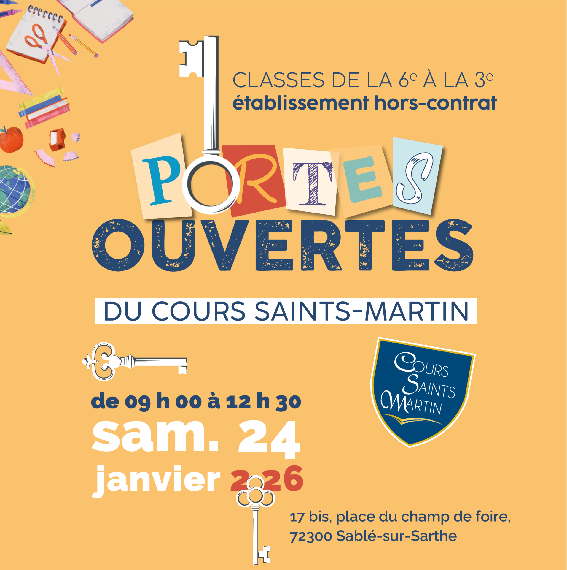 Portes ouvertes : venez découvrir le Cours !